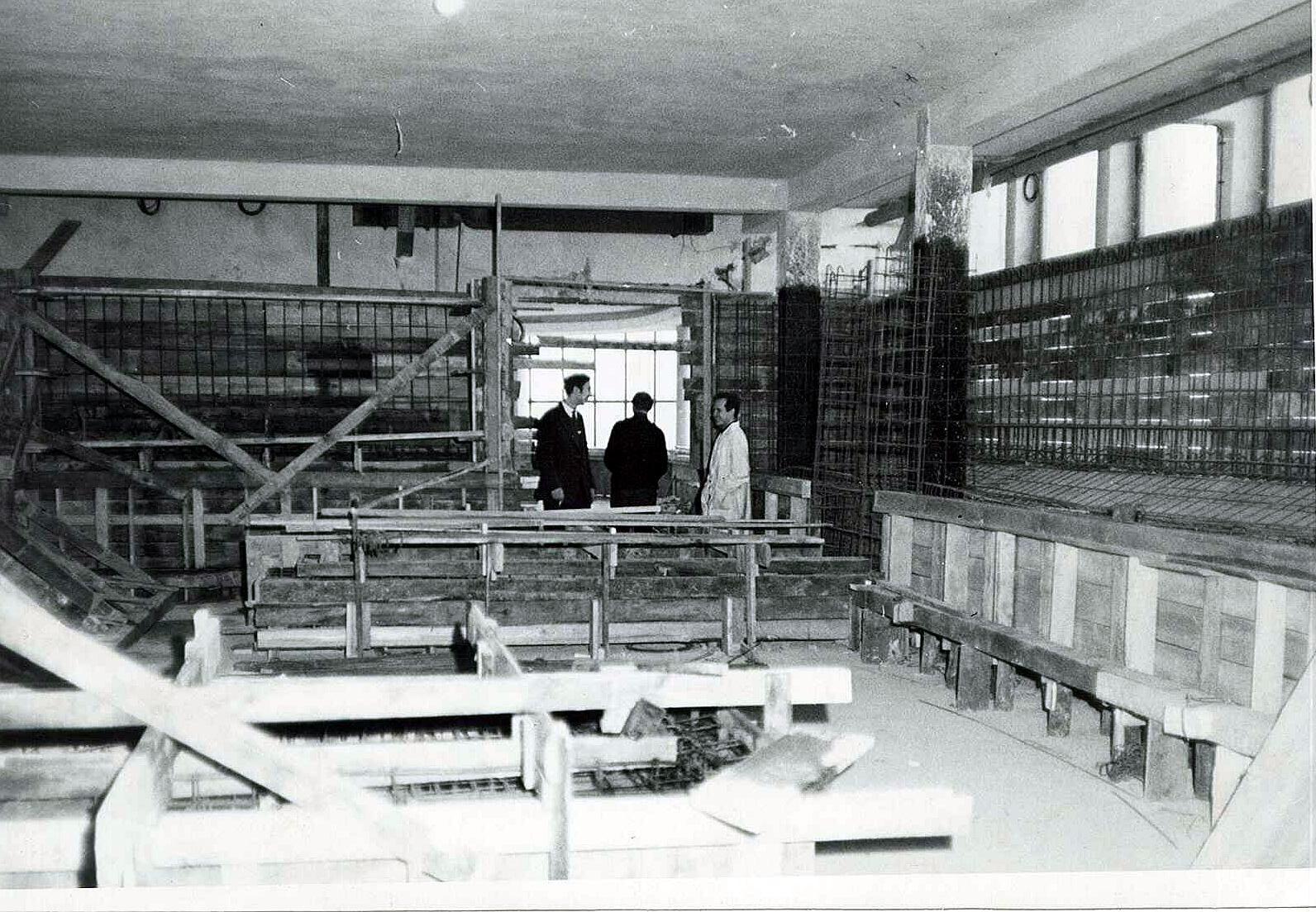 Prace budowlane, Budynek Akwarium lata 1969-71