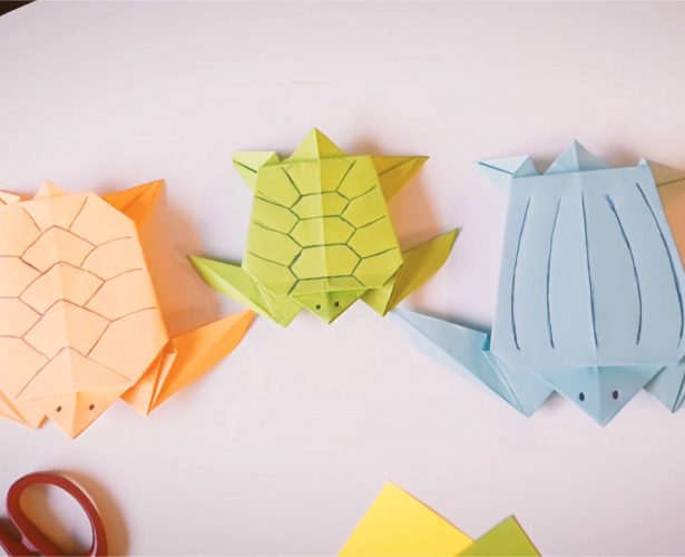 Origami – żółw morski