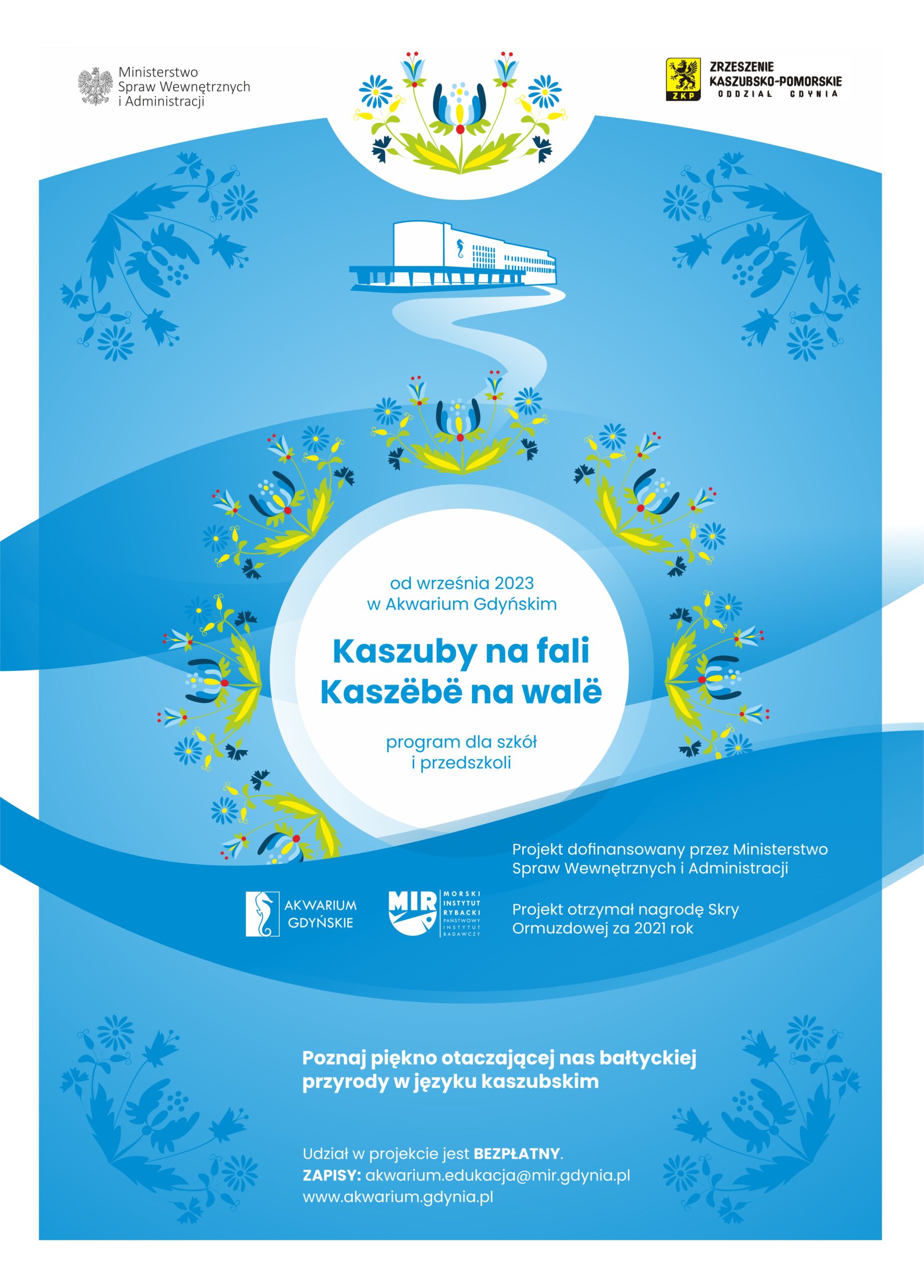 Kaszuby na fali - plakat